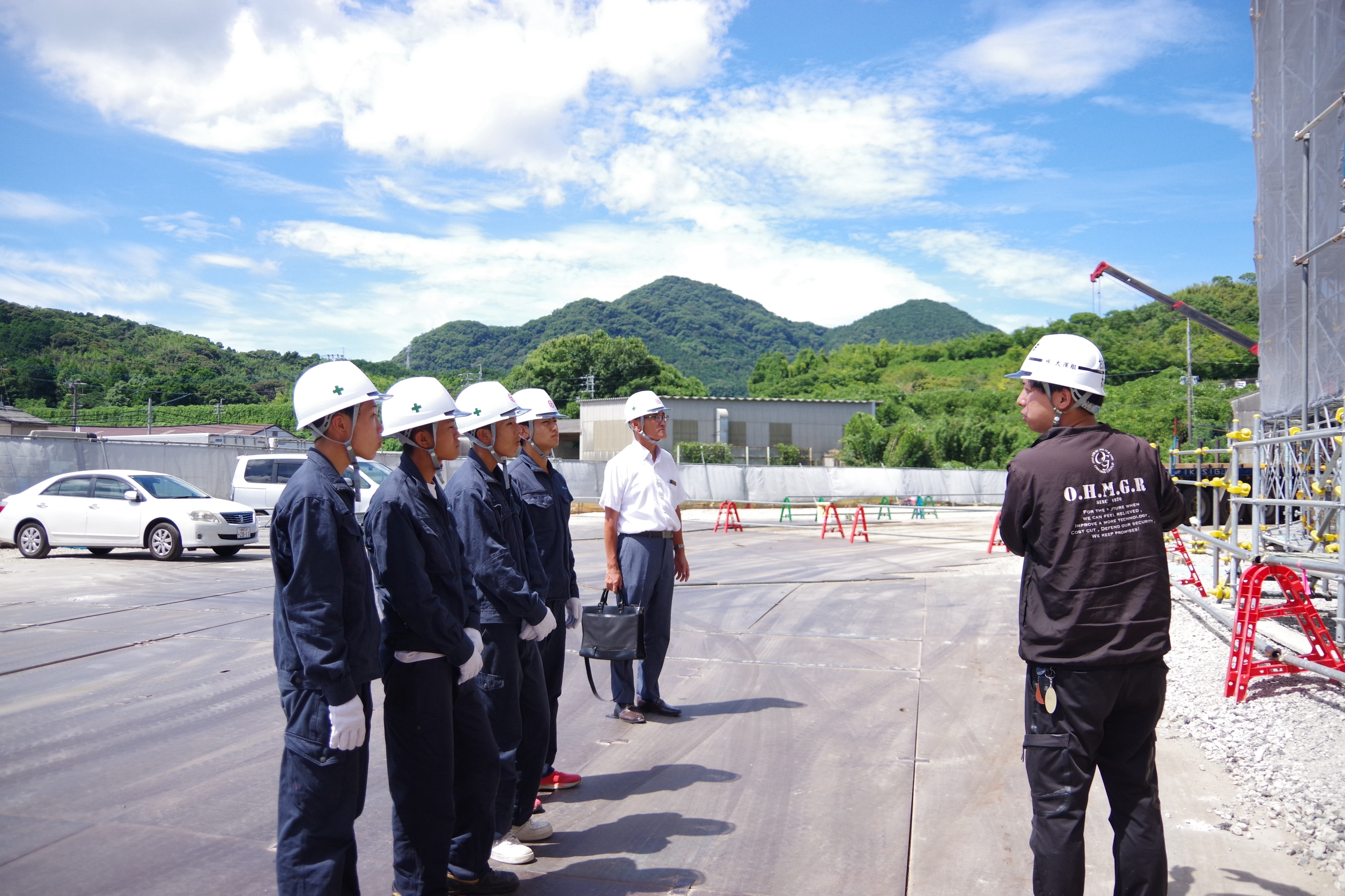 建設業を体験！インターンシップを実施しました。